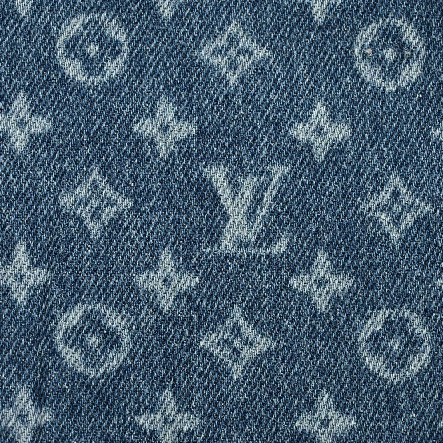 Louis Vuitton/Louis Vuitton 25Fw all-over printed old flower denim shirt jacket